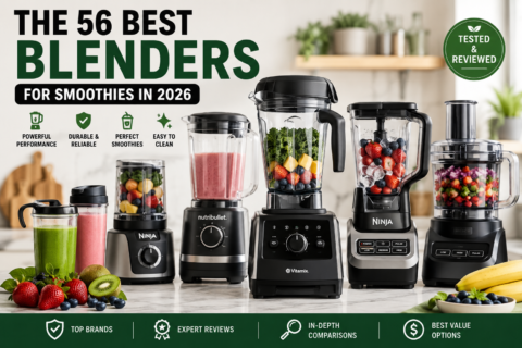 Best Blenders for Smoothies in 2026 featuring top countertop and personal blenders for smoothies, frozen drinks, soups, and everyday kitchen use